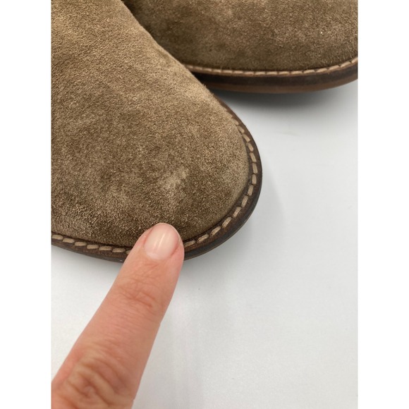 Clark's Cazmin Grace Taupe Suede Ankle Boots Women's Size 7.5 - Picture 8 of 9